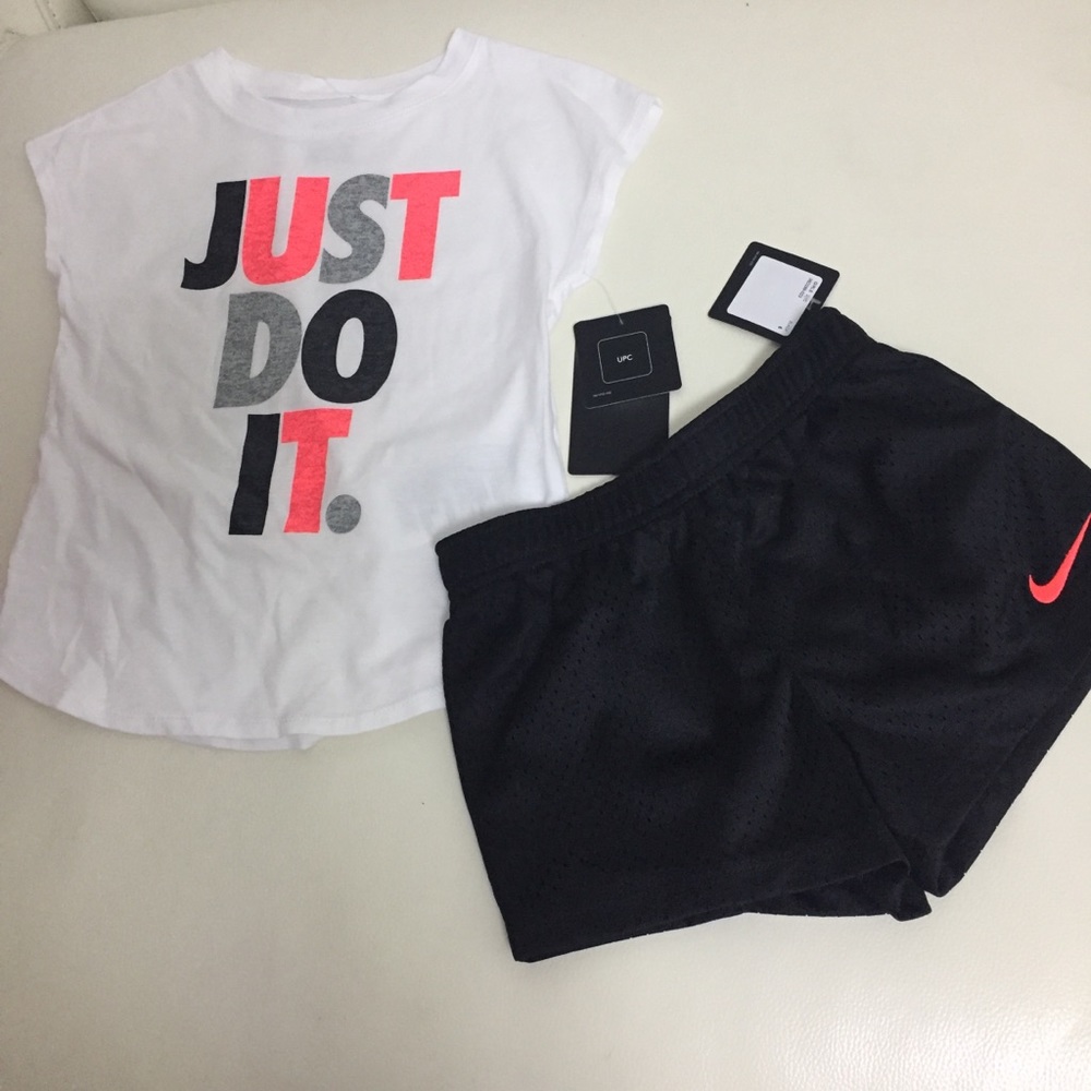 Nike Cute Girl neon Top Shorts Outfit 6224 - Picture 4 of 5